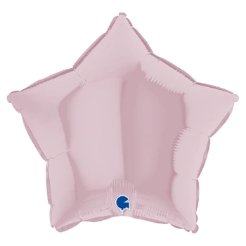 Balon Grabo Gwiazda Różowa Pastelowa 18" - 46 cm