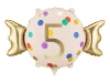 Balon foliowy Cukierek ''5'', 61x37 cm, mix