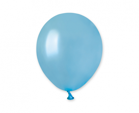 Balony AM50 metal 5" - błękitne 35/ 100 szt.