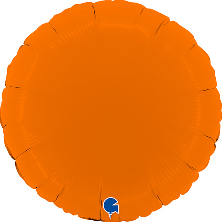 Balon Grabo 18'' Okrągły Matte Orange ( matowy pomarańczowy) 