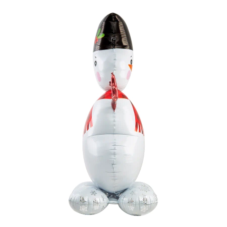 Balon foliowy stojący Bałwan 70x110cm