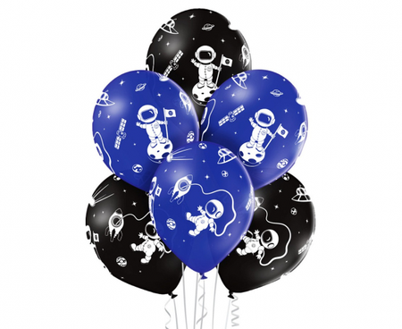Balony Astronauta, 6 szt.