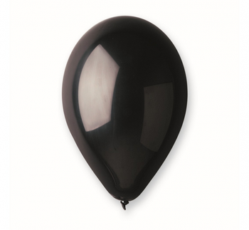 Balony G90 pastel 10" - czarny 14/ 100 szt.