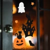 Naklejki żelowe na szybę Halloween BOO