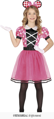 Strój Mała Myszka dla dziewczynki 3-4 lata, rozm. 101-109 cm