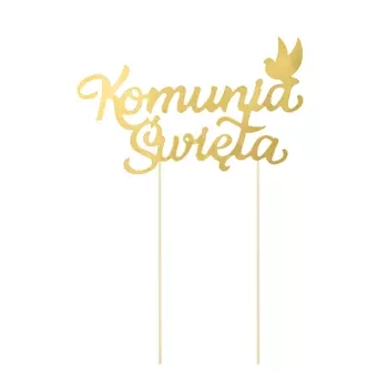 Topper do ciasta Komunia Święta