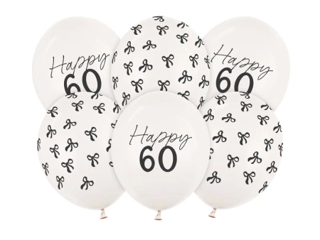 Balony 30 cm, 60, Pastel Off-white(6szt)