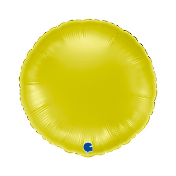 Balon foliowy Grabo, Okrągły Yellow 18"