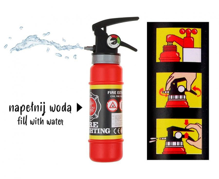 Zestaw Strażaka (gaśnica, hełm)