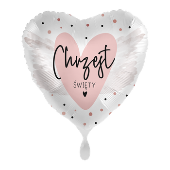 Balon foliowy 18" Lovely baptize - Chrzest Święty