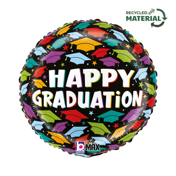 Balon foliowy Grabo 18'', Brilliant Graduation Hats