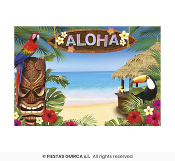 Tło do zdjęć Hawai Party, 220x150 cm