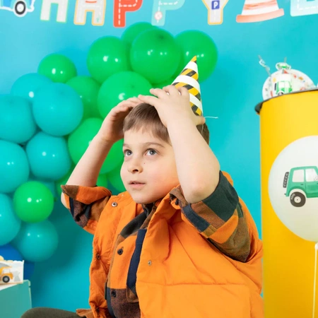 Czapeczki imprezowe Auta 10x16cm 6szt.