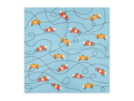 Serwetki Autka, 33x33, mix