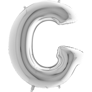 Balon Grabo Litera 40" G srebrna