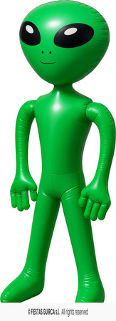 Dmuchany zielony kosmita, 85cm