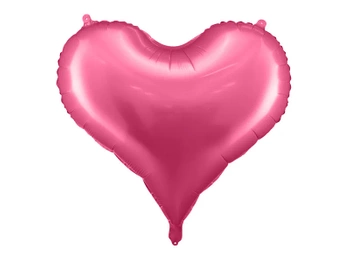 Balon foliowy Serce, 75x64,5 cm, różowy