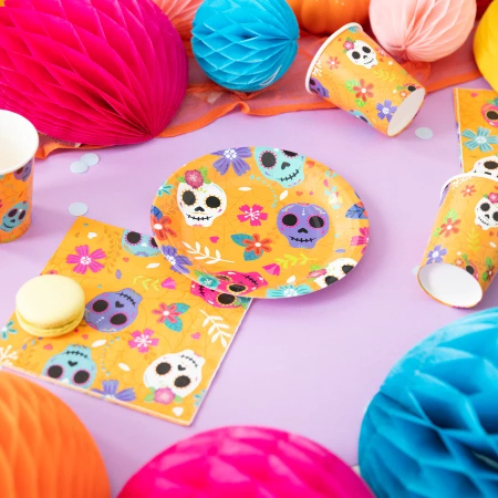 Kubek meksykańskie Halloween 220ml 6szt.