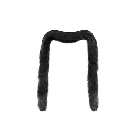 Sztuczne wąsy w stylu Fu Manchu czarne