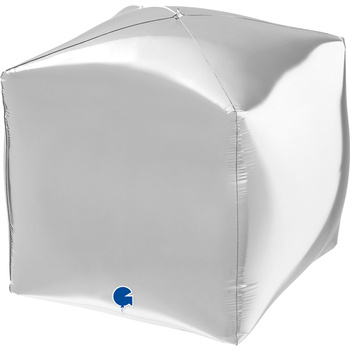 Balon Grabo 15" Square Silver 4D