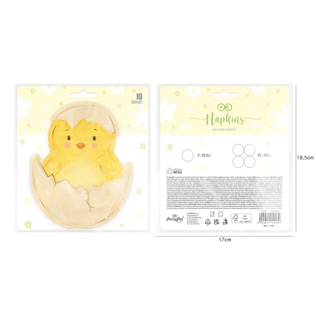 Serwetki Kurczak w skorupce 10 szt.