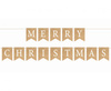 Girlanda papierowa Merry Christmas, 10x13 cm, 250 cm