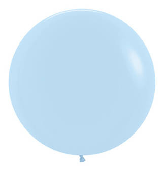 Balony Pastel Matte Blue 24", 1 szt