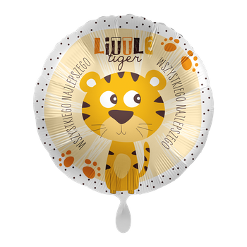Balon foliowy 18"  Little Tiger Birthday - Wszystkiego Najlepszego