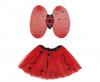 Strój dla dzieci  Biedronka, deluxe (skrzydła, tutu)