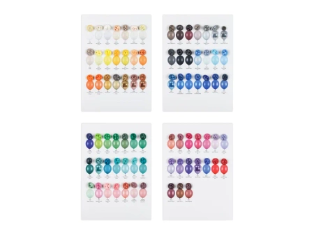 Próbnik kolorów balonów lateksowych