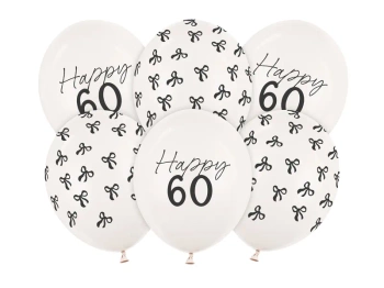 Balony 30 cm, 60, Pastel Off-white(6szt)