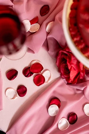 Płatki róż w woreczku, mix