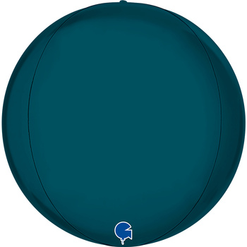 Balon Grabo 15''  Satin Petrol Blue 4D Pakowany