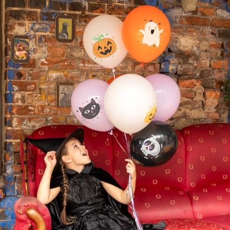 Balony Halloween 12cali 8 szt