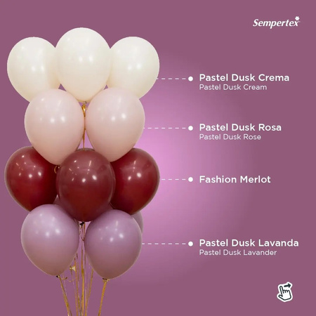 Balony Pastel Dusk Cream 18", 25 szt