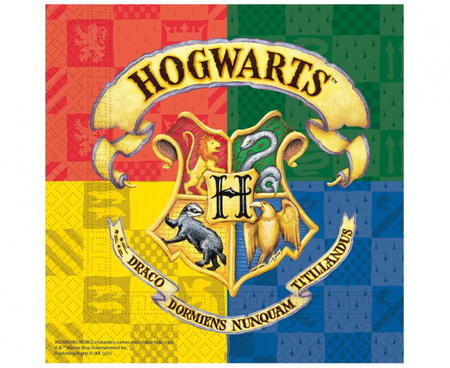 Serwetki papierowe "Harry Potter Hogwarts Houses",
