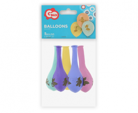 Balony Wróżki, 12"/ 5 szt.