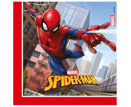 Serwetki papierowe Spiderman Crime Fighter, rozm. 33x33 cm, 20 szt.