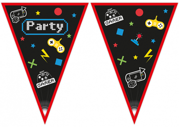 Banner Gaming Party, flagi