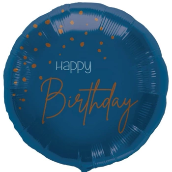 Balon 18'' Elegant True Blue Birthday