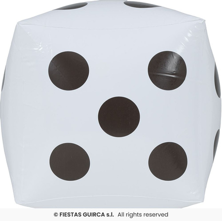 Dmuchana kostka do gry, 30x30 cm