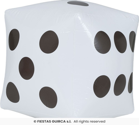 Dmuchana kostka do gry, 30x30 cm