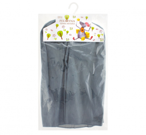 Pelerynka dla dzieci "Szara Myszka", rozm. un