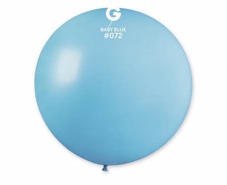 Balon G30 pastel kula 0.80m - jasnoniebieska 72 (macaron)