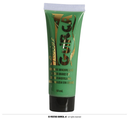 Farba krem do malowania twarzy, ciemny zielony, 20ml