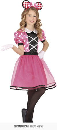 Strój Mała Myszka dla dziewczynki 5-6 lat, rozm. 115-123 cm