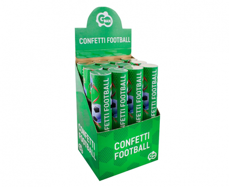 Konfetti pneumatyczne Piłka Nożna/ 30 cm