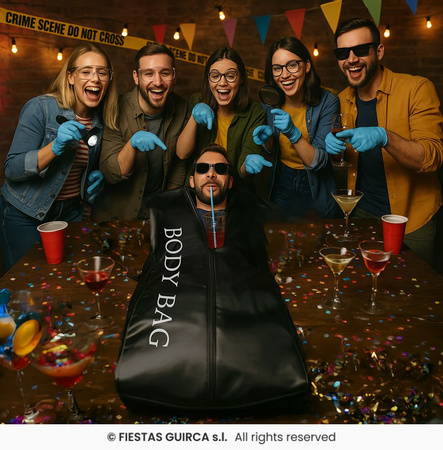 Dekoracja na Halloween "Torba na zwłoki"