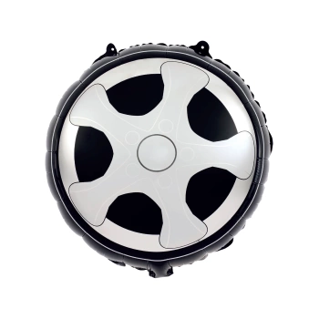 Balon foliowy 18", Racing Car Koło 45x50 cm