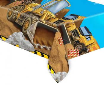 Obrus plastikowy Construction, 120x180 cm